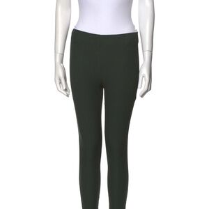 JOSEPH Gabardine Stretch Leggings / Skinny Leg Pants in green
